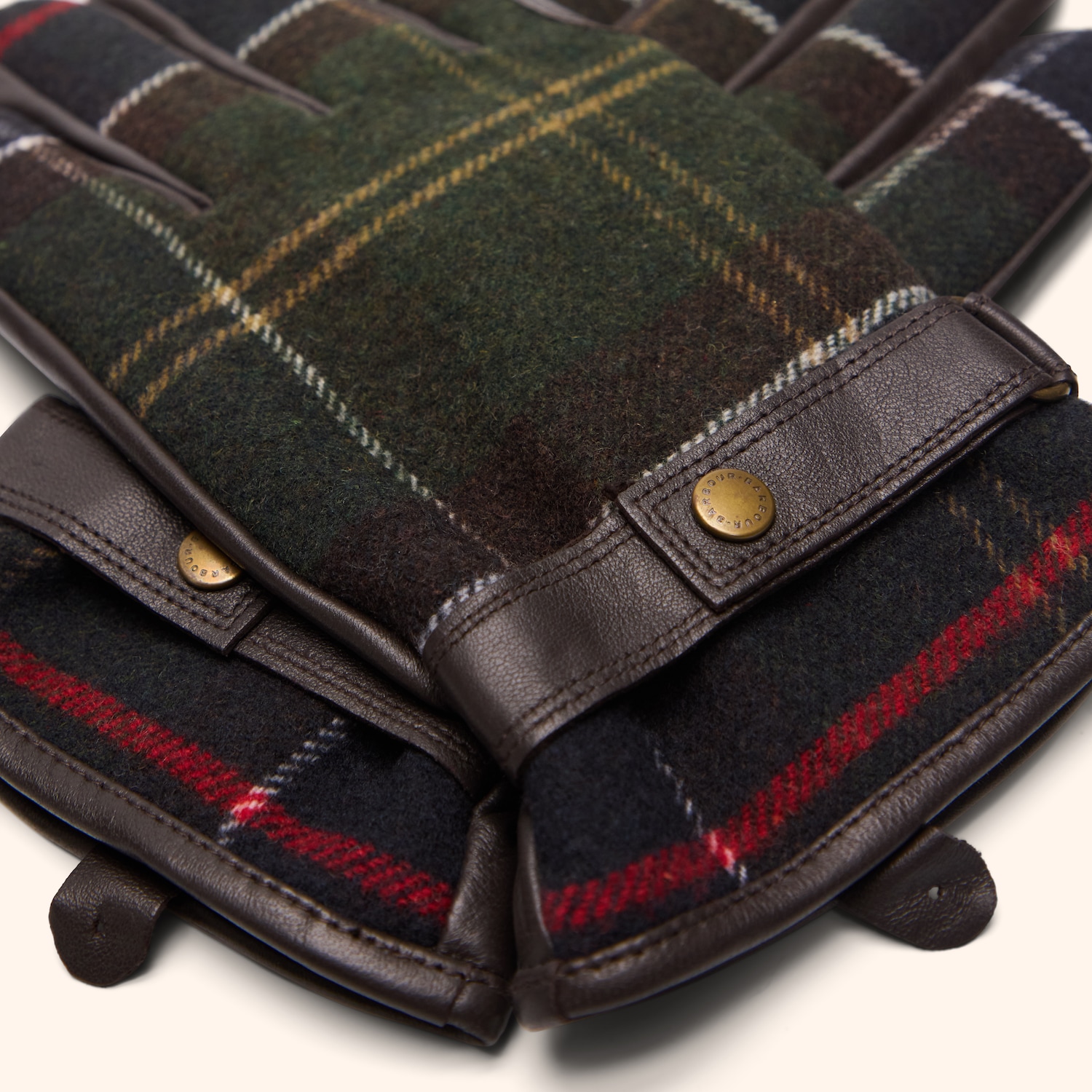 Gants tartan