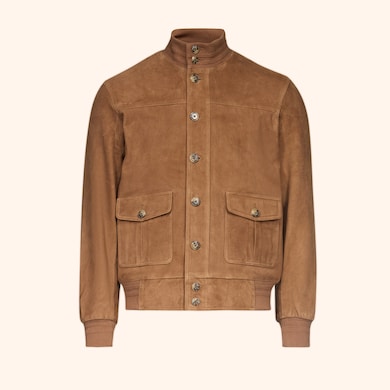 Blouson suede grandes poches, , hi-res