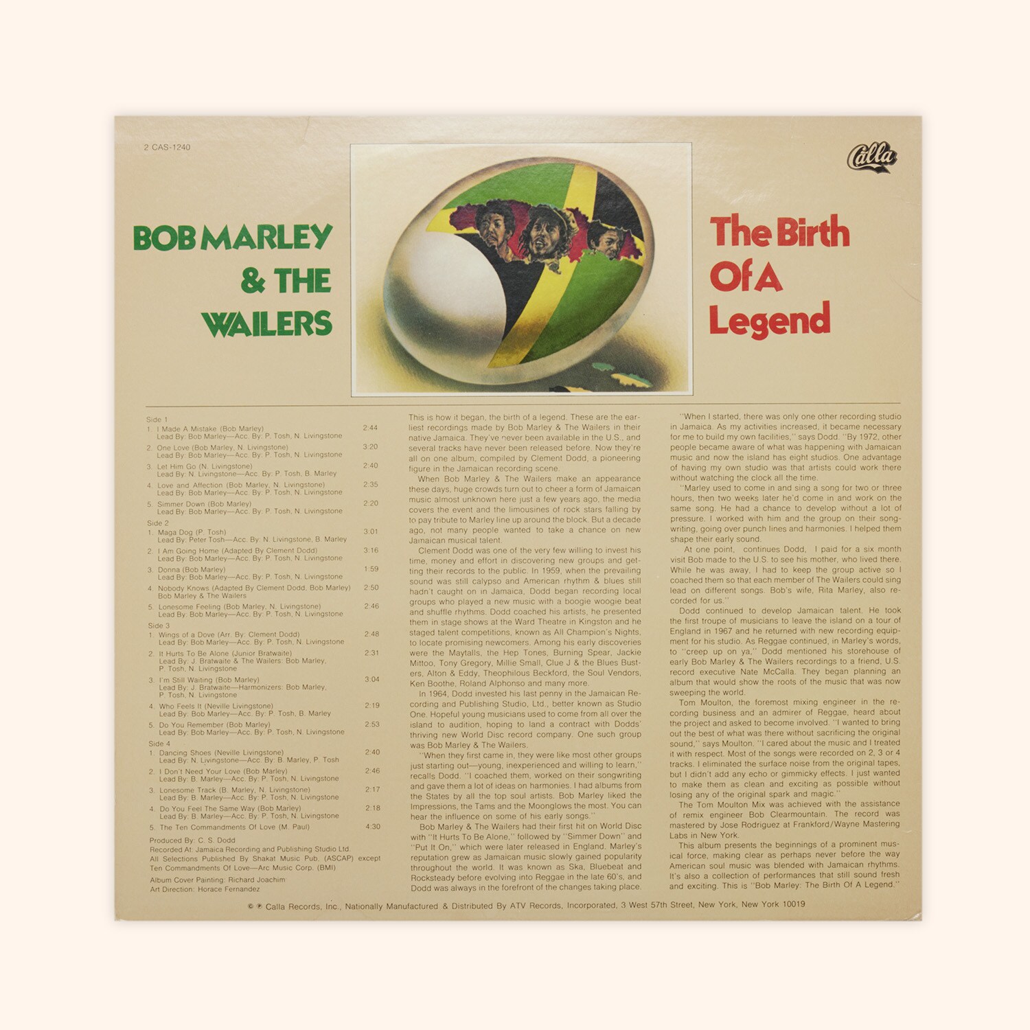 Vinyle Bob Marley And The Wailers - The Birth Of A Legend