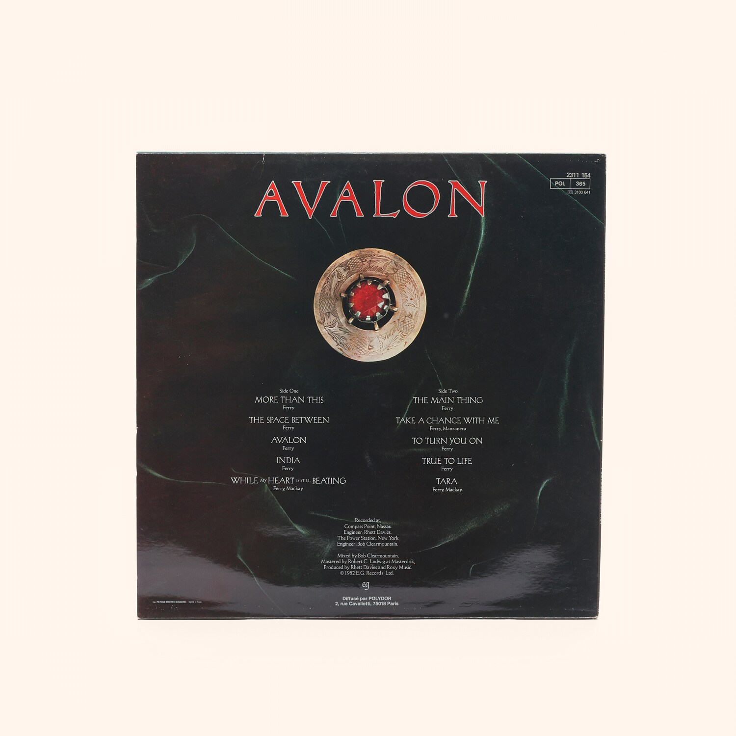 Vinyle Avalon - Roxy Music 