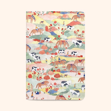 Carnet A5 Chevaux et Vaches, , hi-res