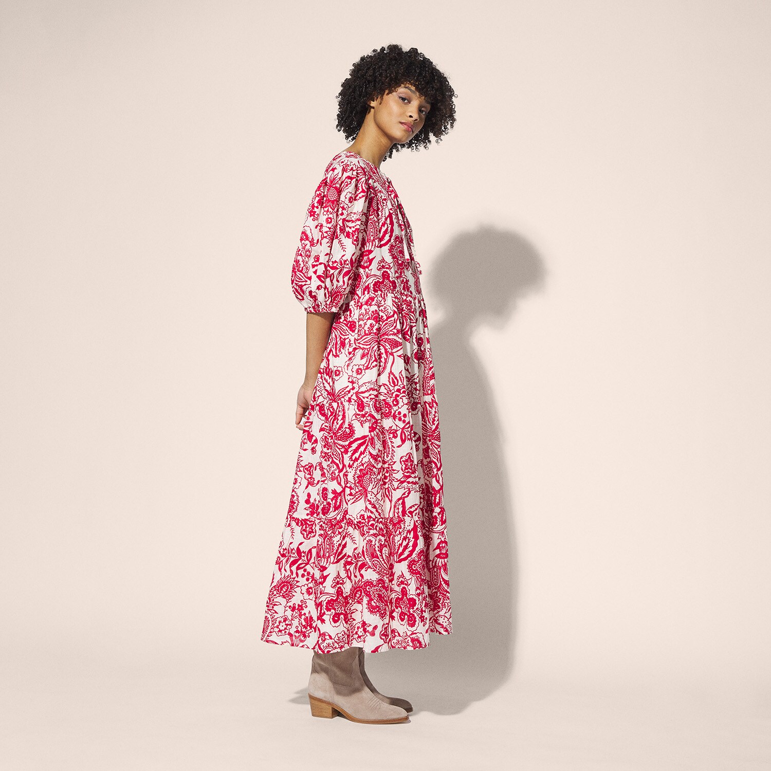 Robe longue imprimé floral