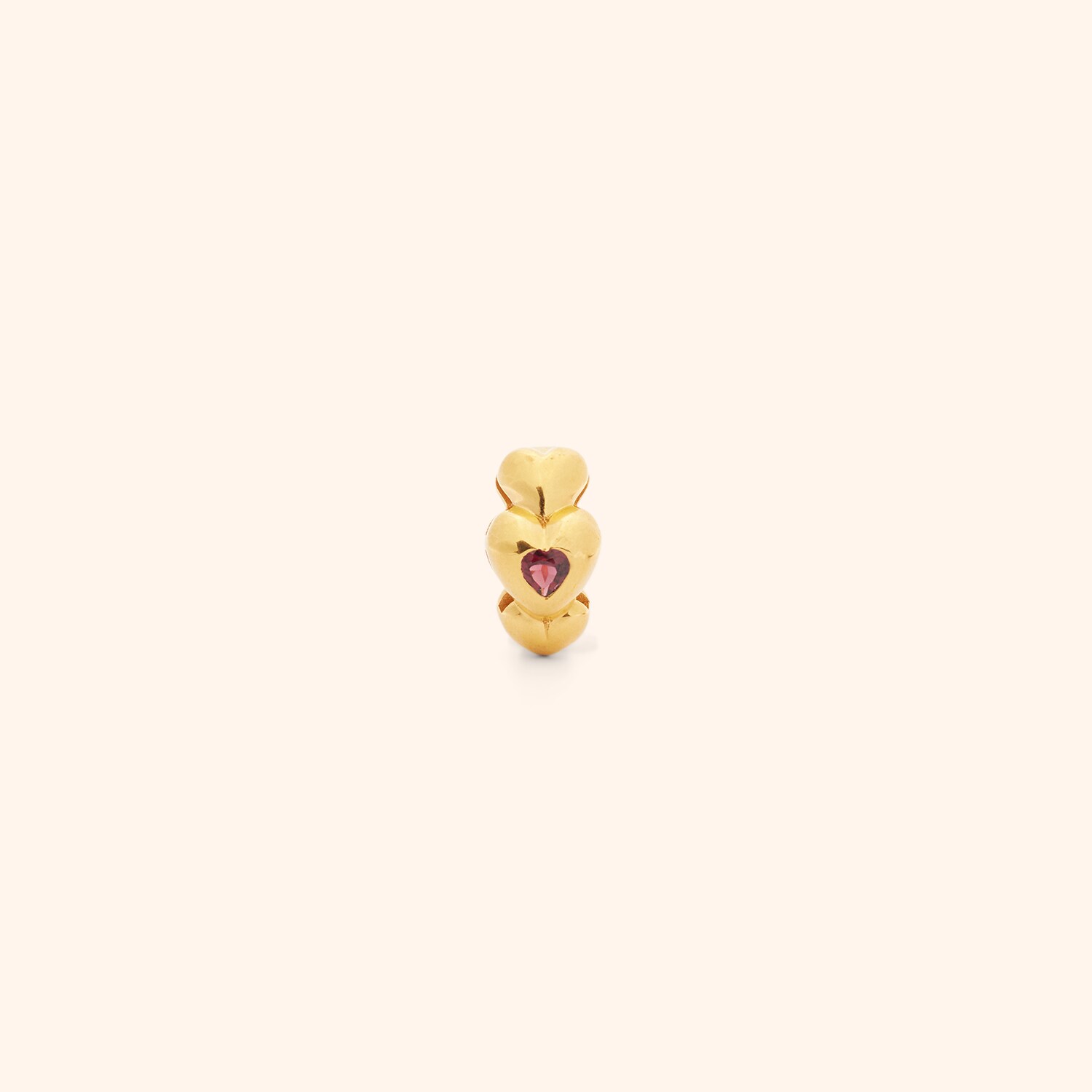 Bague Jolie Cœur Grenat
