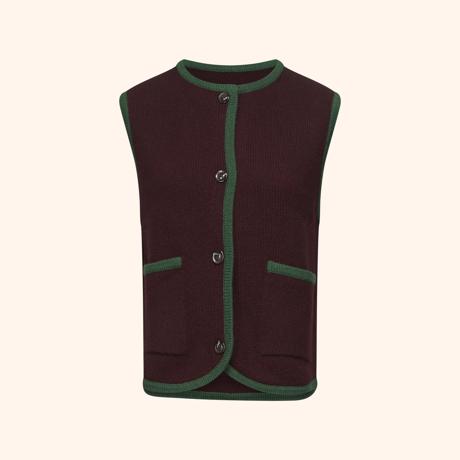 V*r様 1930s France wool check gilet V*r様 1930s France wool