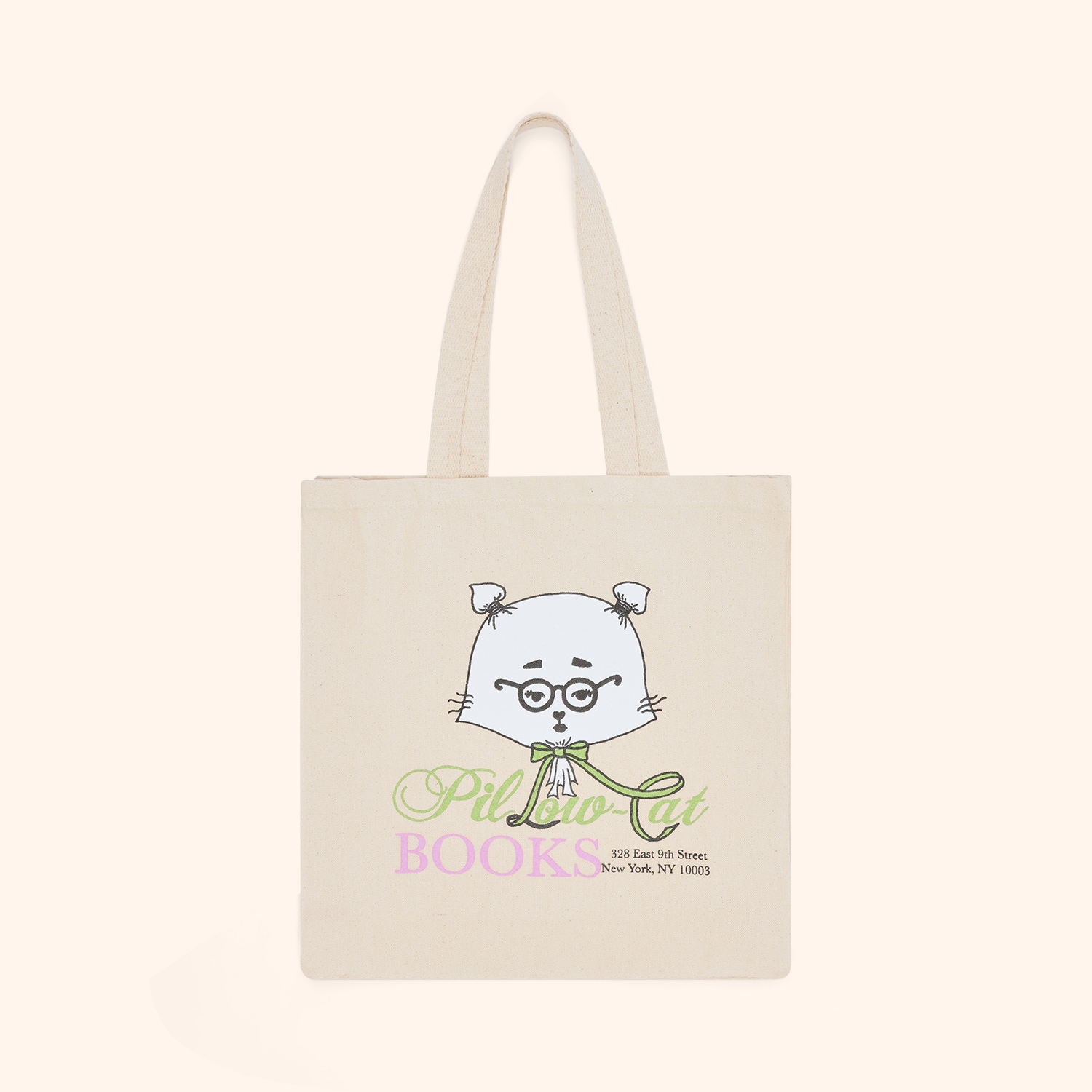 Tote Bag Pillow Cat Books NYC PILLOWCAT BOOKS NYC Le Bon Marché