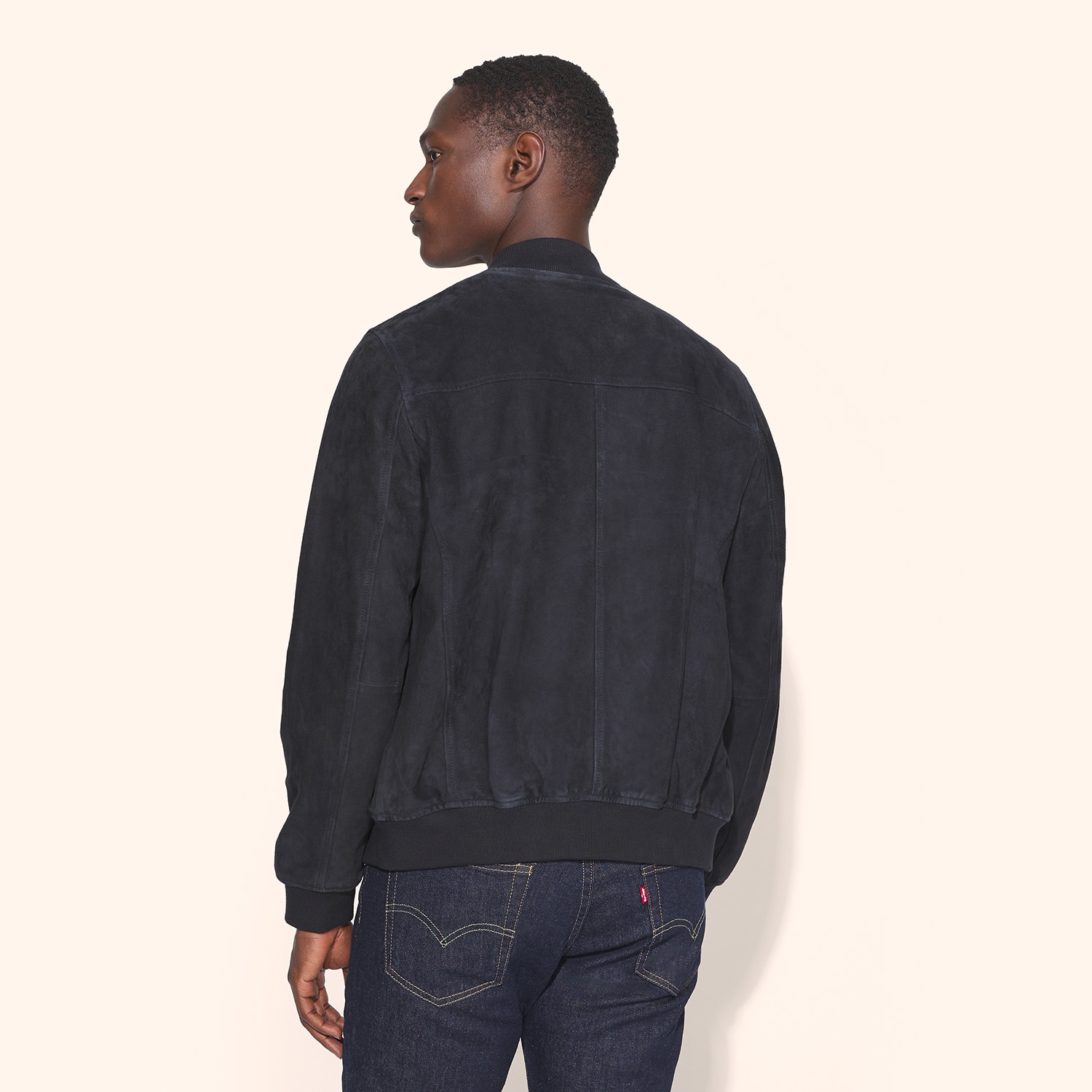 Blouson suede