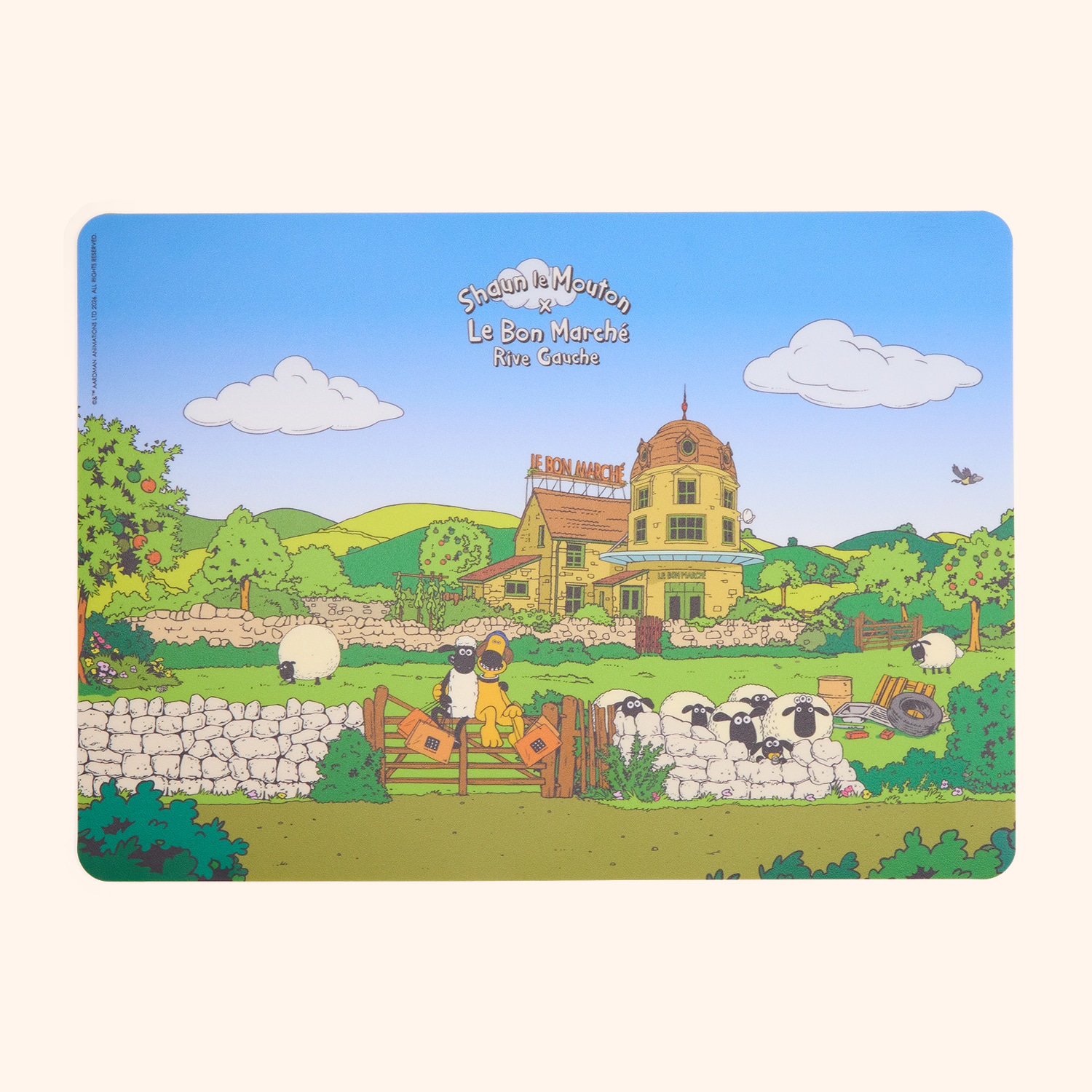 Set de table Shaun Le Mouton