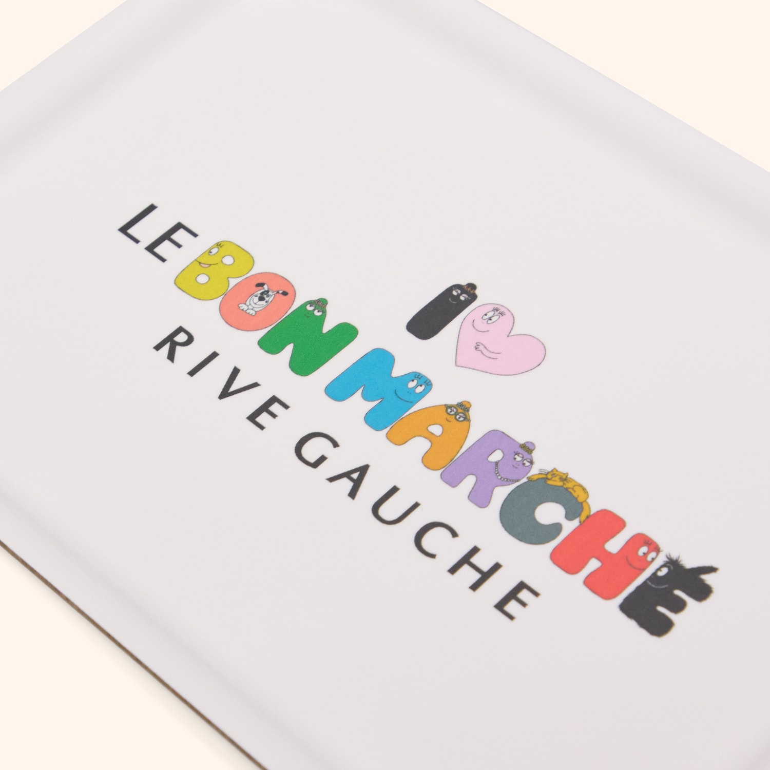 Plateau Barbapapa I Love Le Bon Marché