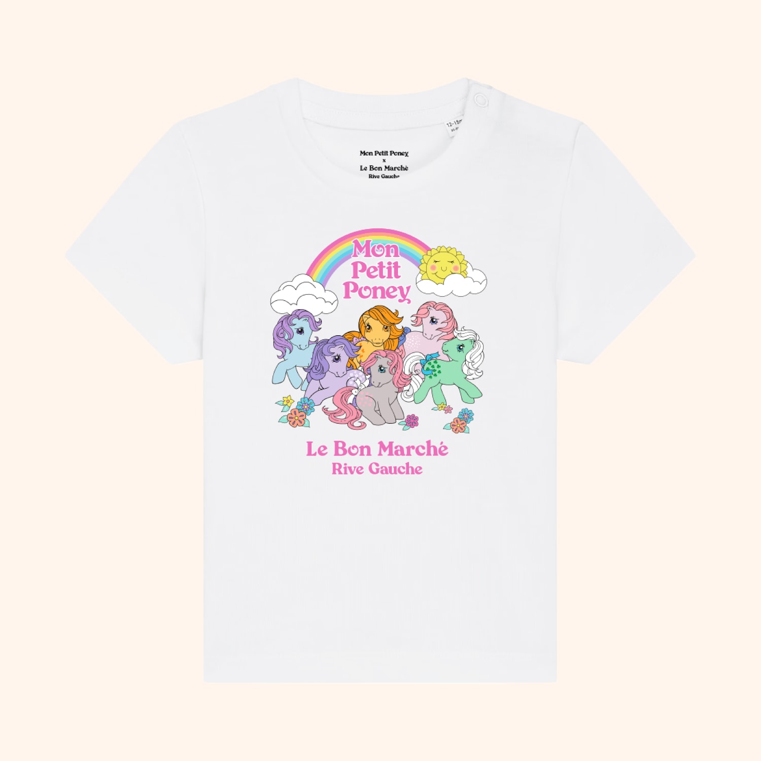 T-shirt b&eacute;b&eacute; Mon Petit Poney