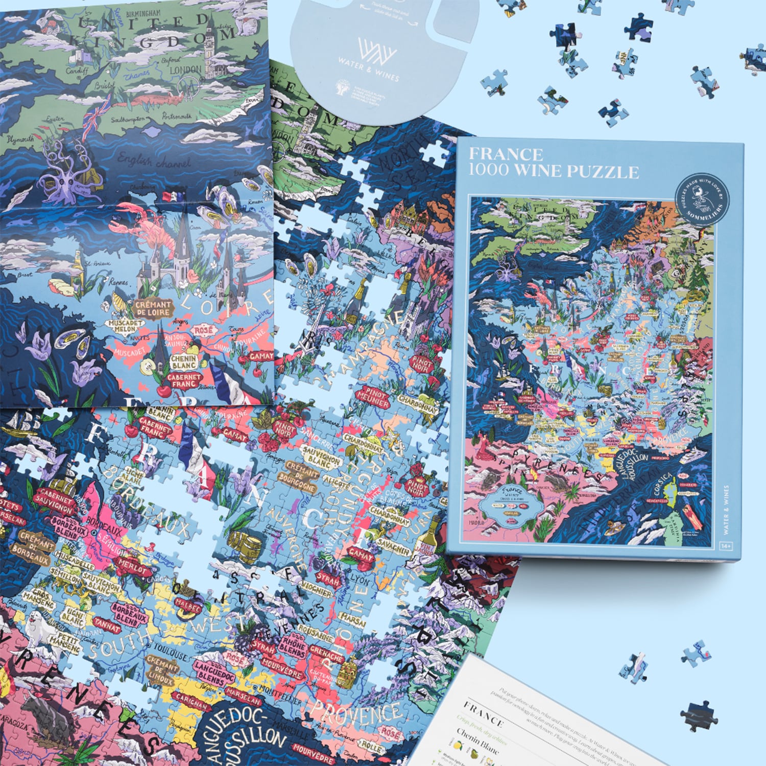 Puzzle vins de France