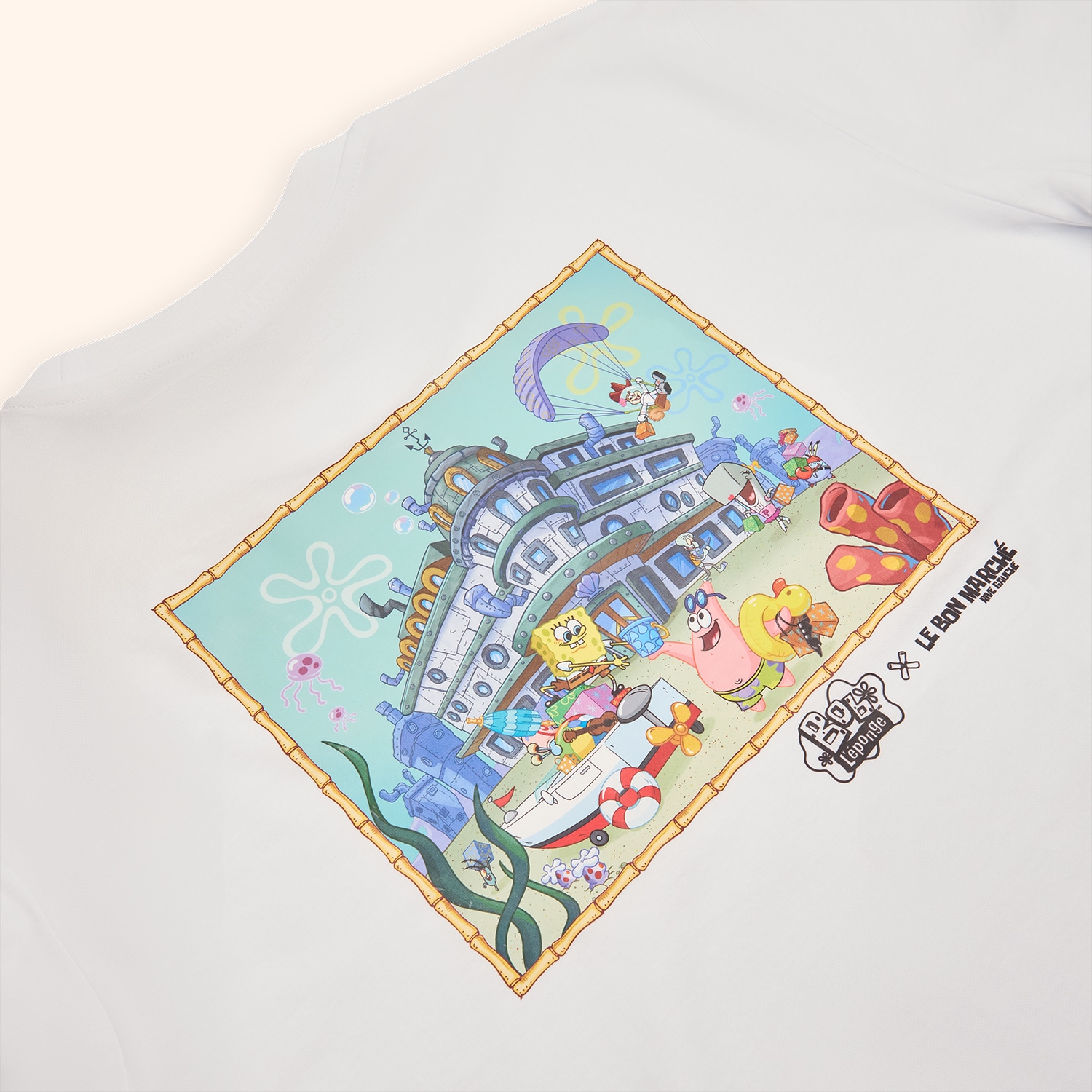 T-shirt adulte Bob L'éponge Facade