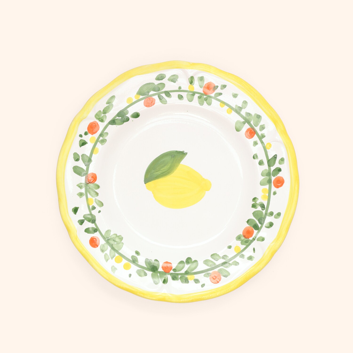 Assiette Citron Ravello