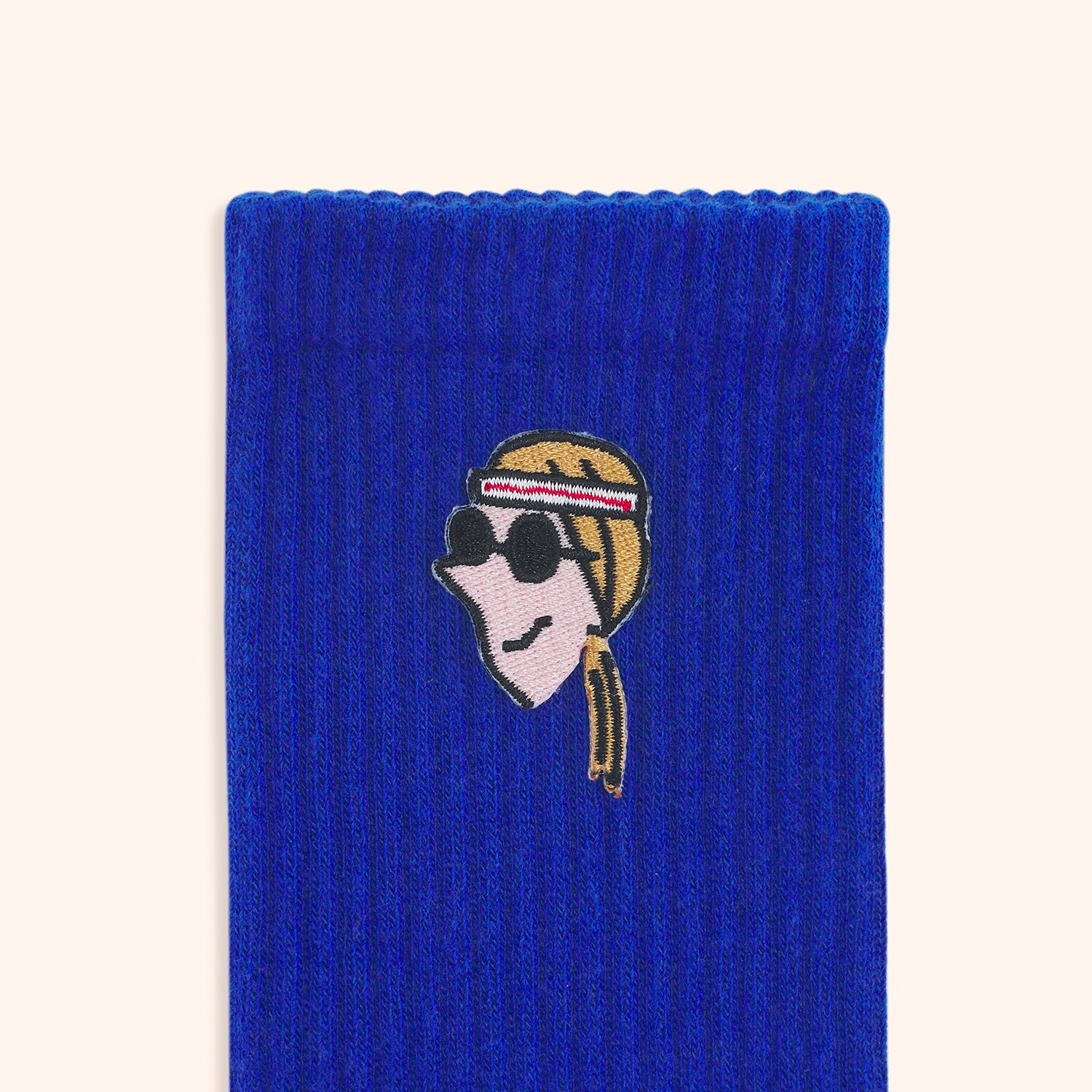 Chaussette fantaisie patch