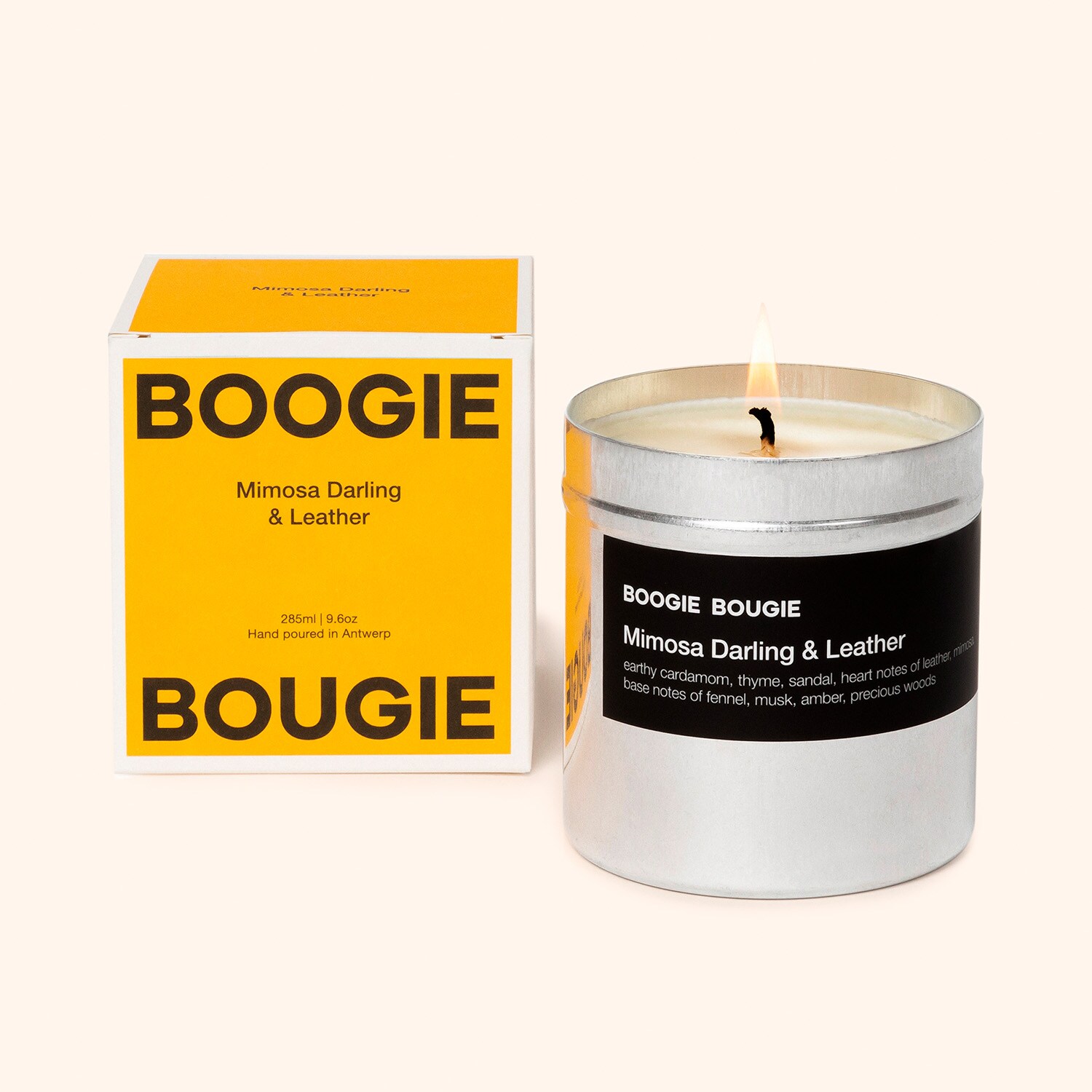 Bougie Mimosa Darling & Leather
