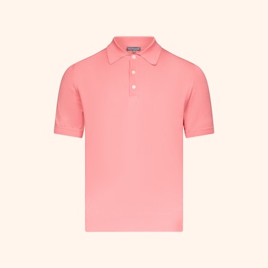 Polo manches courtes col bouton, , hi-res