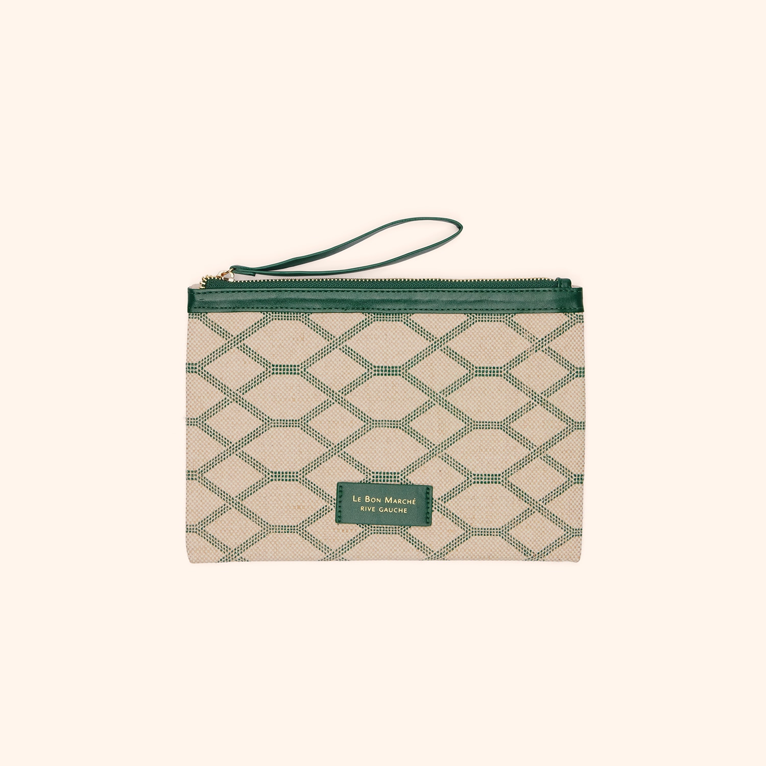 Pochette Plate motif escalator