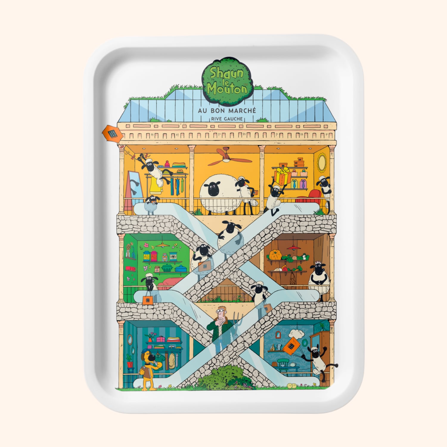 Plateau Shaun Le Mouton "Escalator"