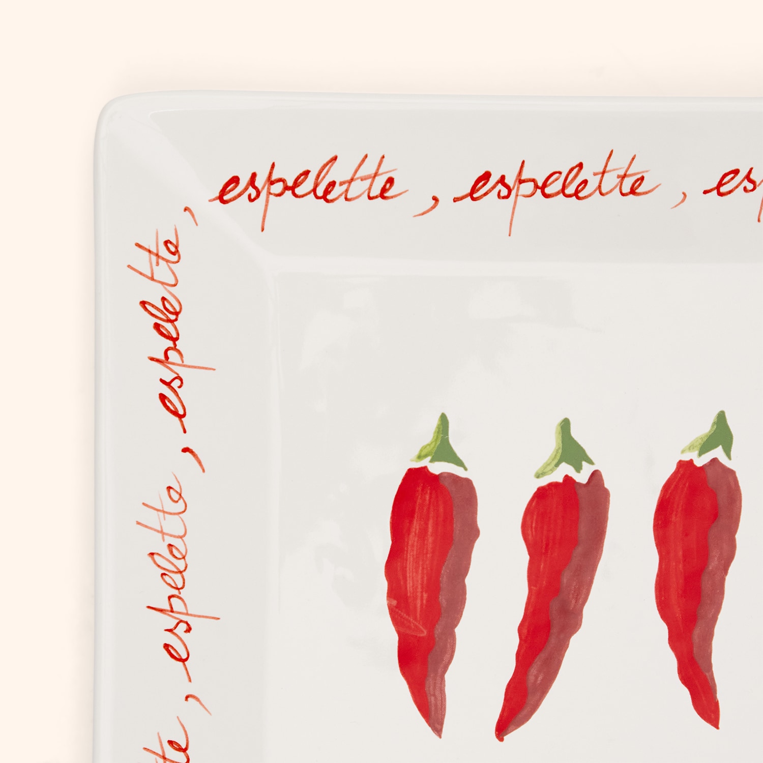 Plat carr&eacute; Piment