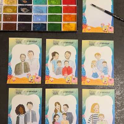 Bob L’Éponge : Aquarelle personnalisée, , hi-res