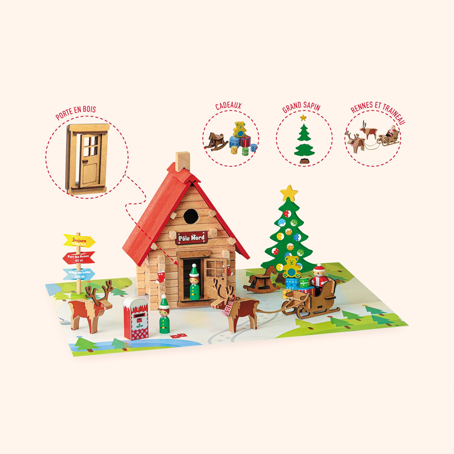 Chalet de Noël à construire