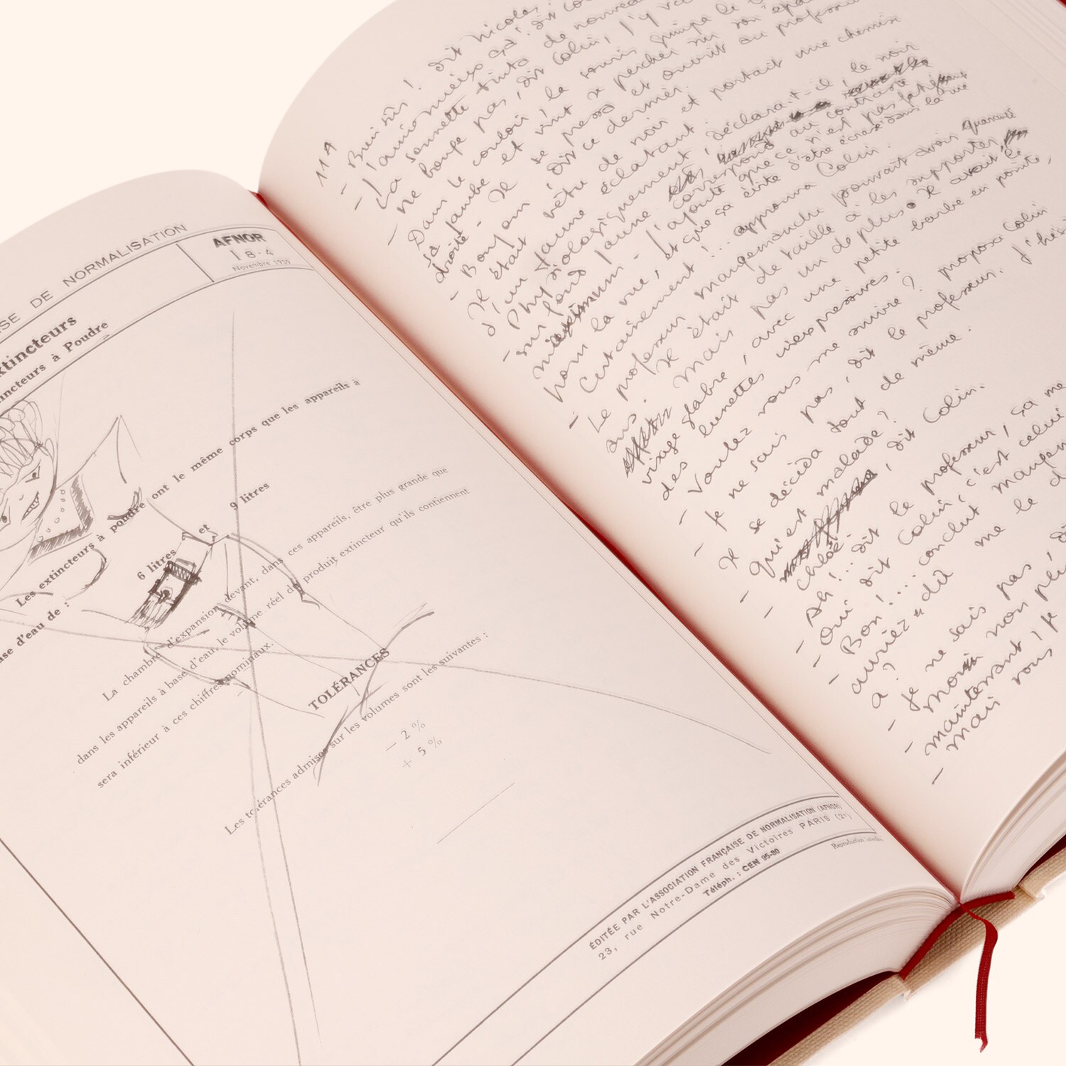 Manuscrit l'Écume des Jours - Boris Vian