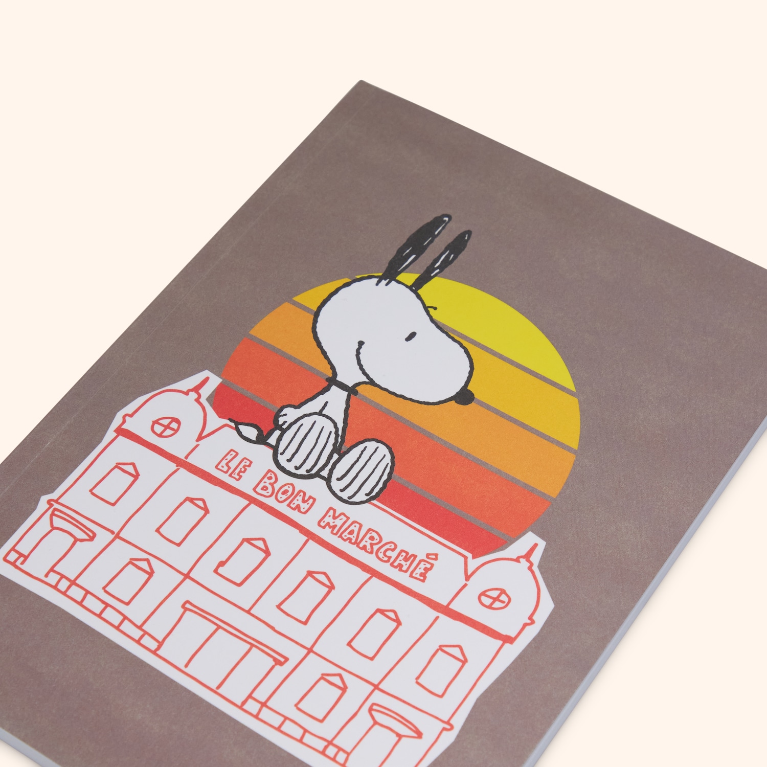 Carnet Snoopy "Couché de Soleil"