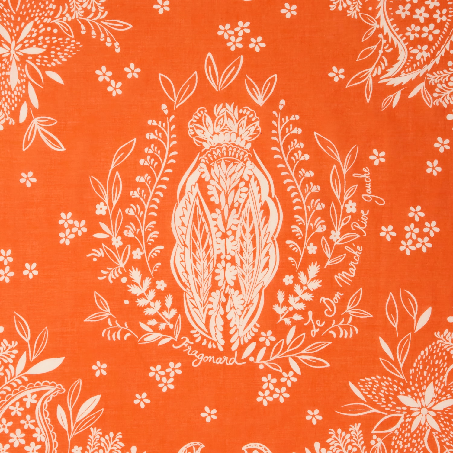 Carr&eacute; coton cigales