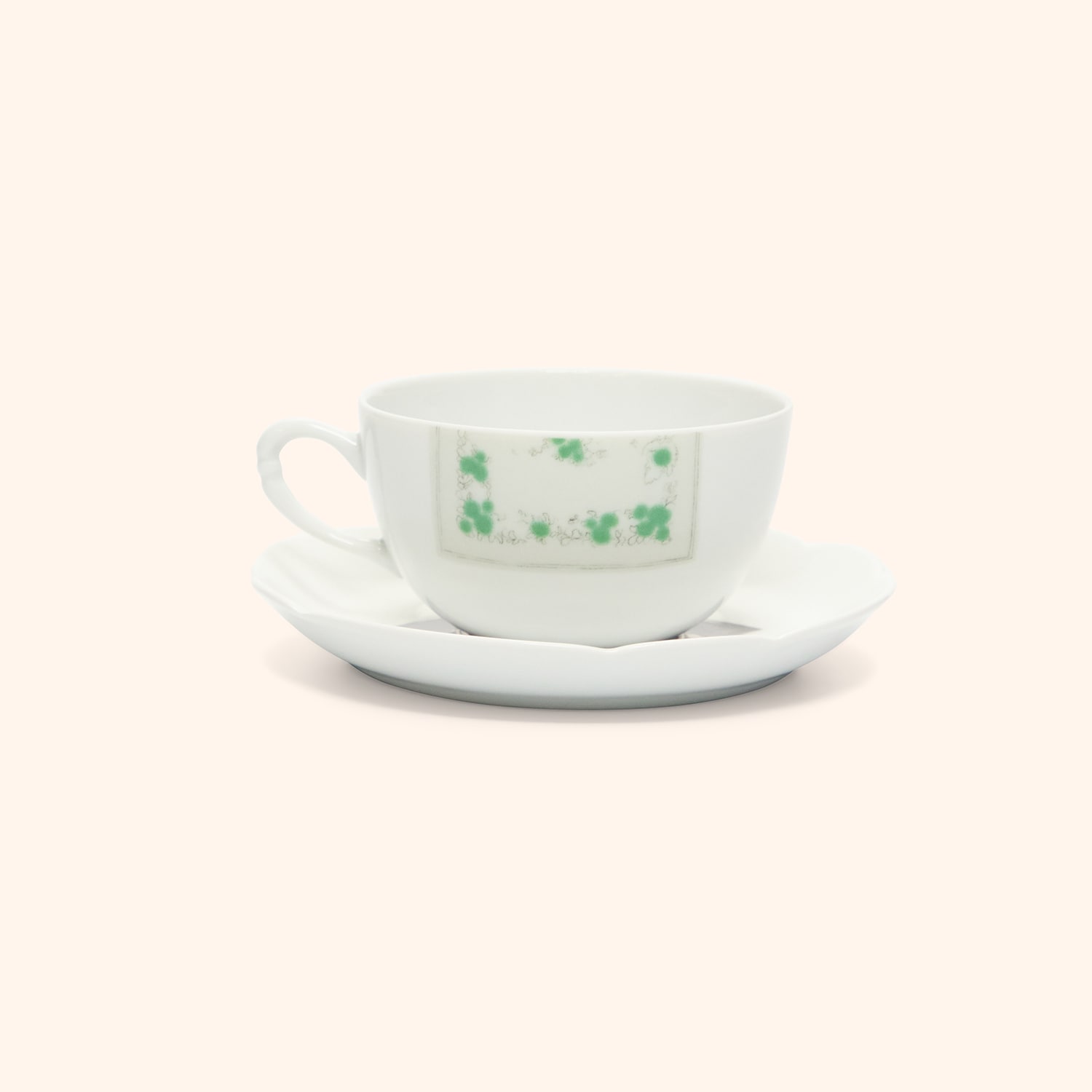 Set de 2 tasses à thé et soucoupes