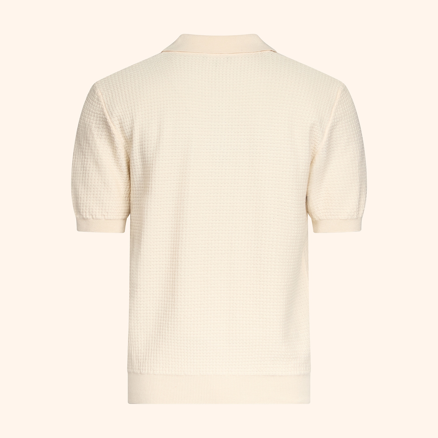 Polo armur&eacute; 3 boutons