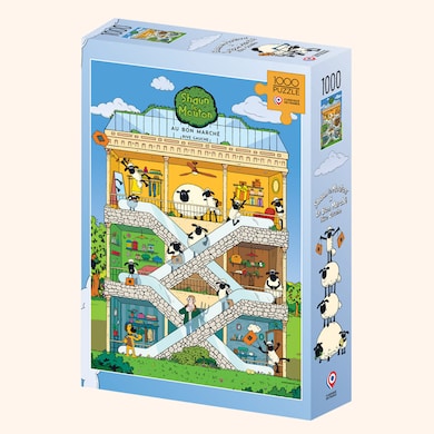 Puzzle 1000 pi&egrave;ces Shaun Le Mouton x Le Bon March&eacute; Rive Gauche, , hi-res