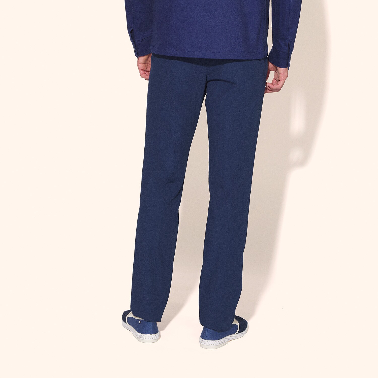 Pantalon seersucker