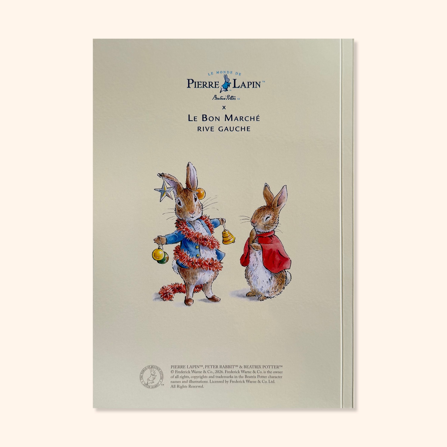 Carnet "Sapin Pierre Lapin"