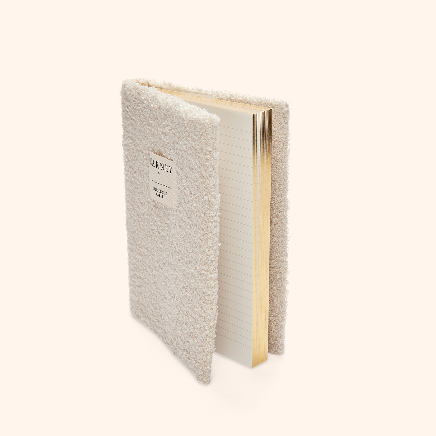 Carnet couverture tissu Hiver