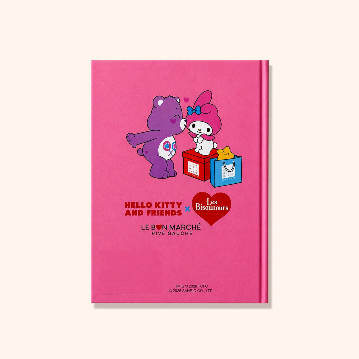 Carnet allover Hello Kitty & les bisounours