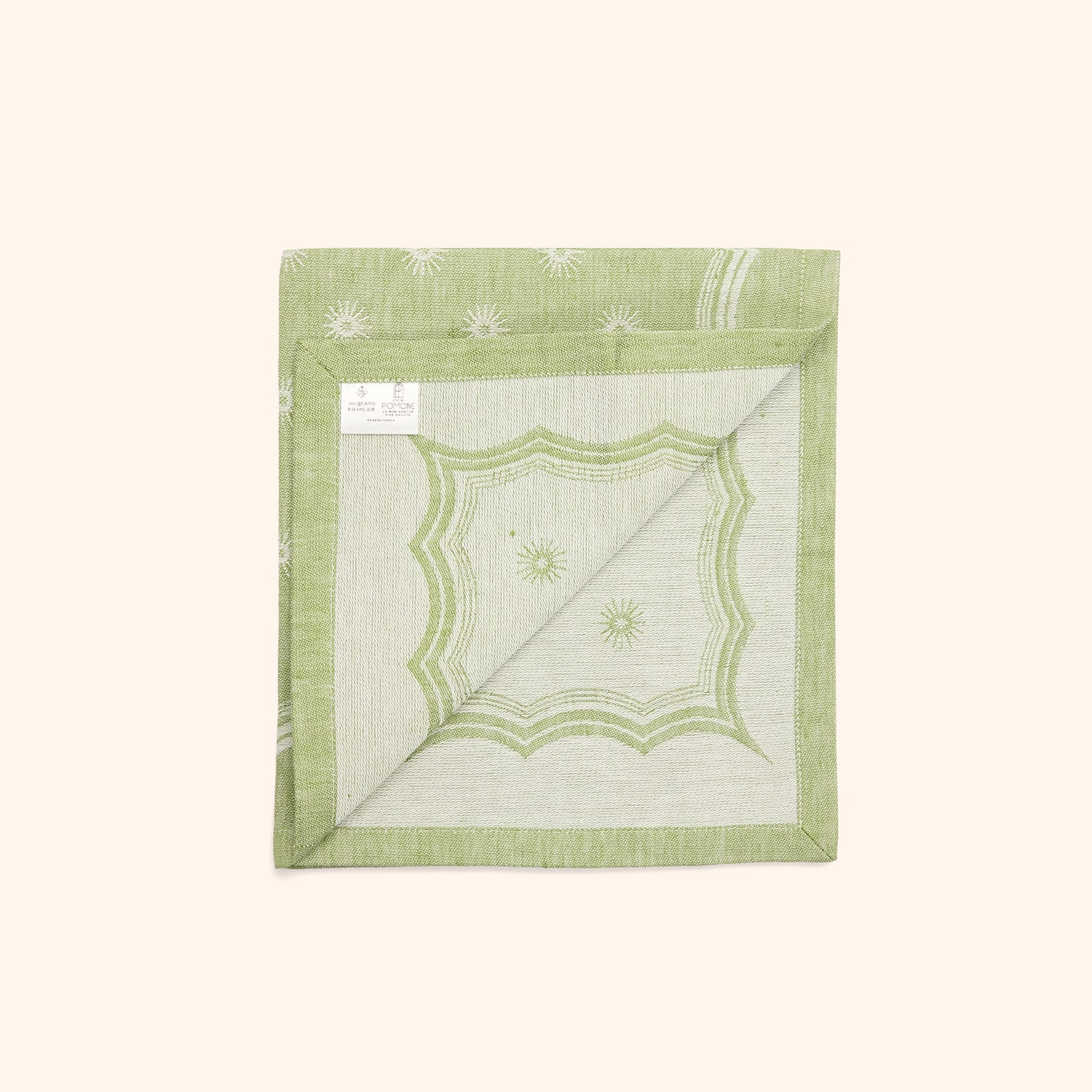 Serviette de table verte
