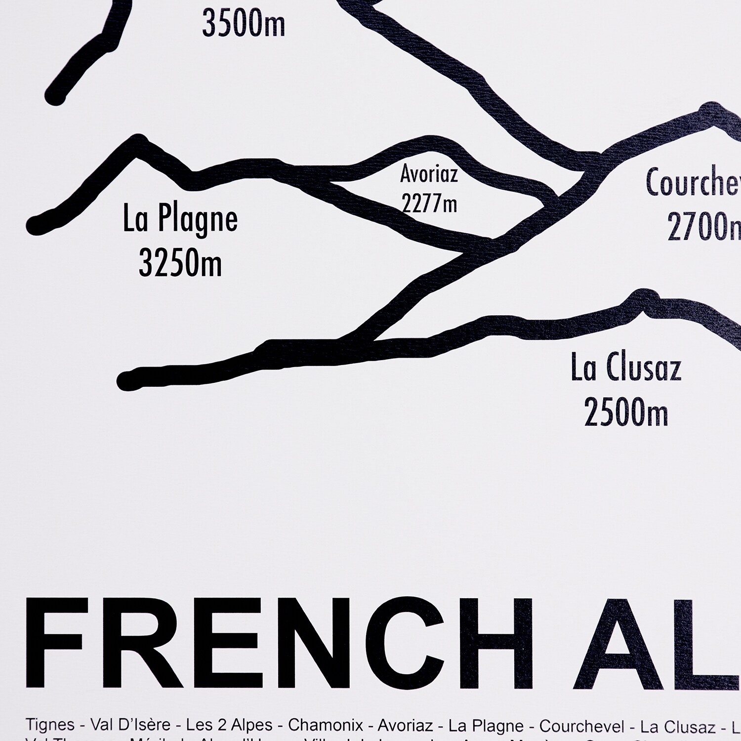 Affiche French Alps