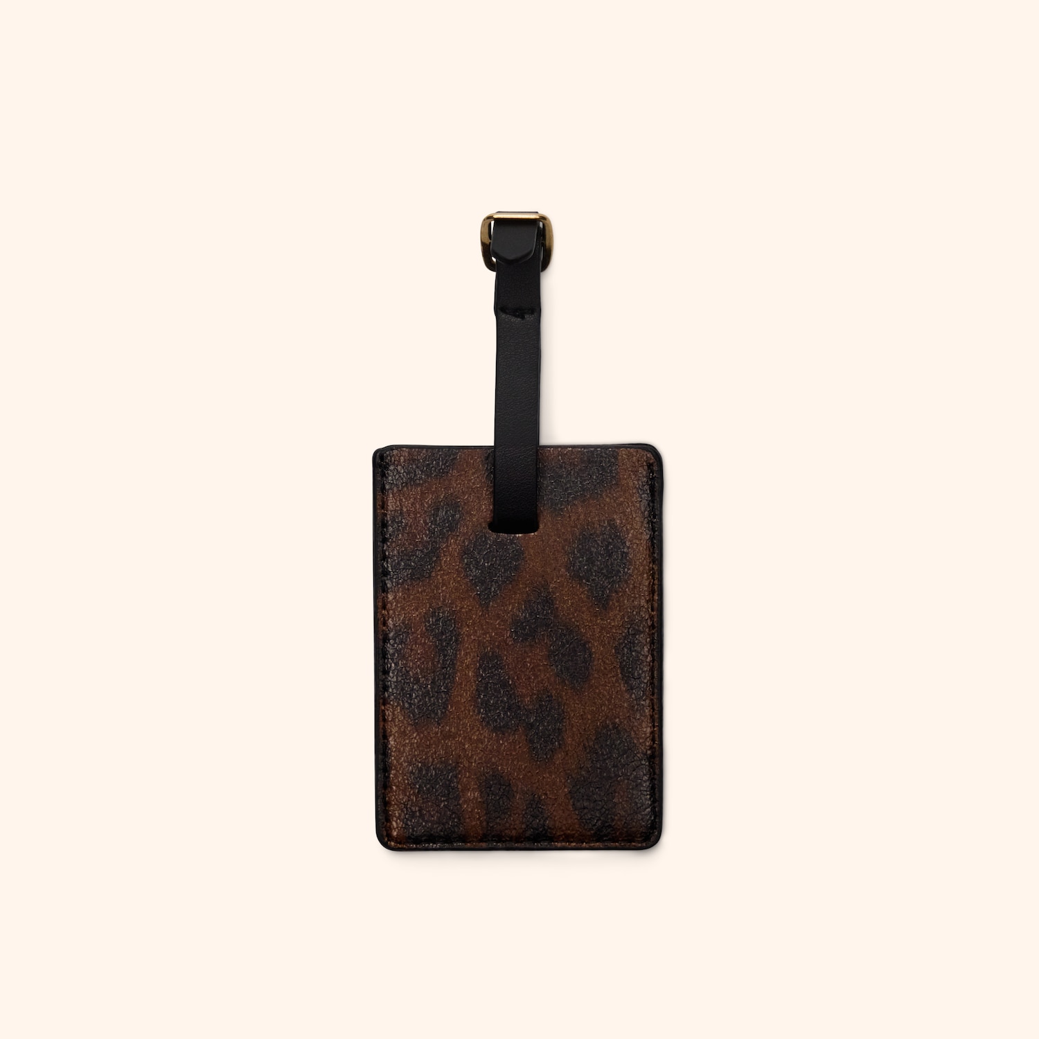 Etiquette bagage Léopard