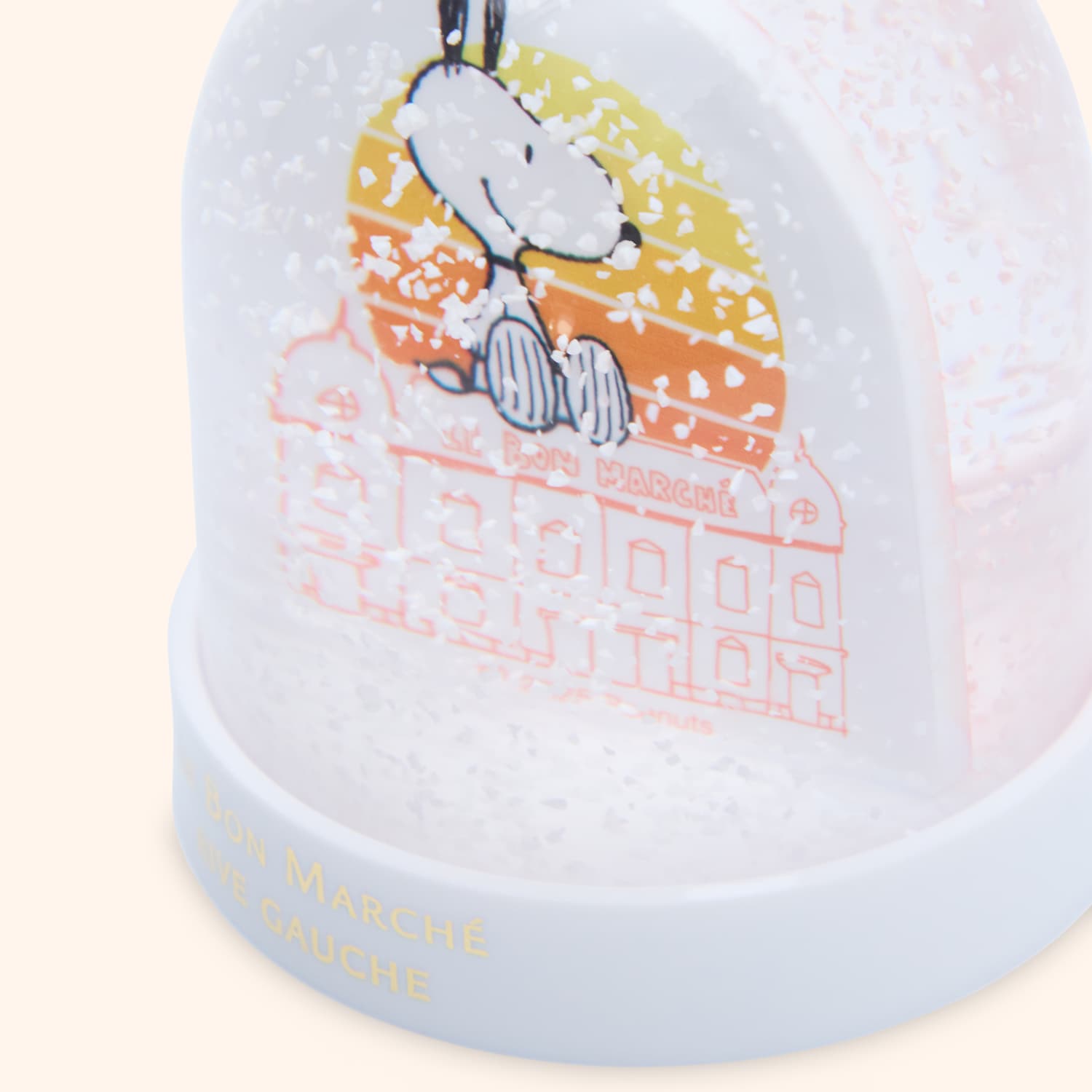 Boule à neige  Snoopy "Couché de Soleil"