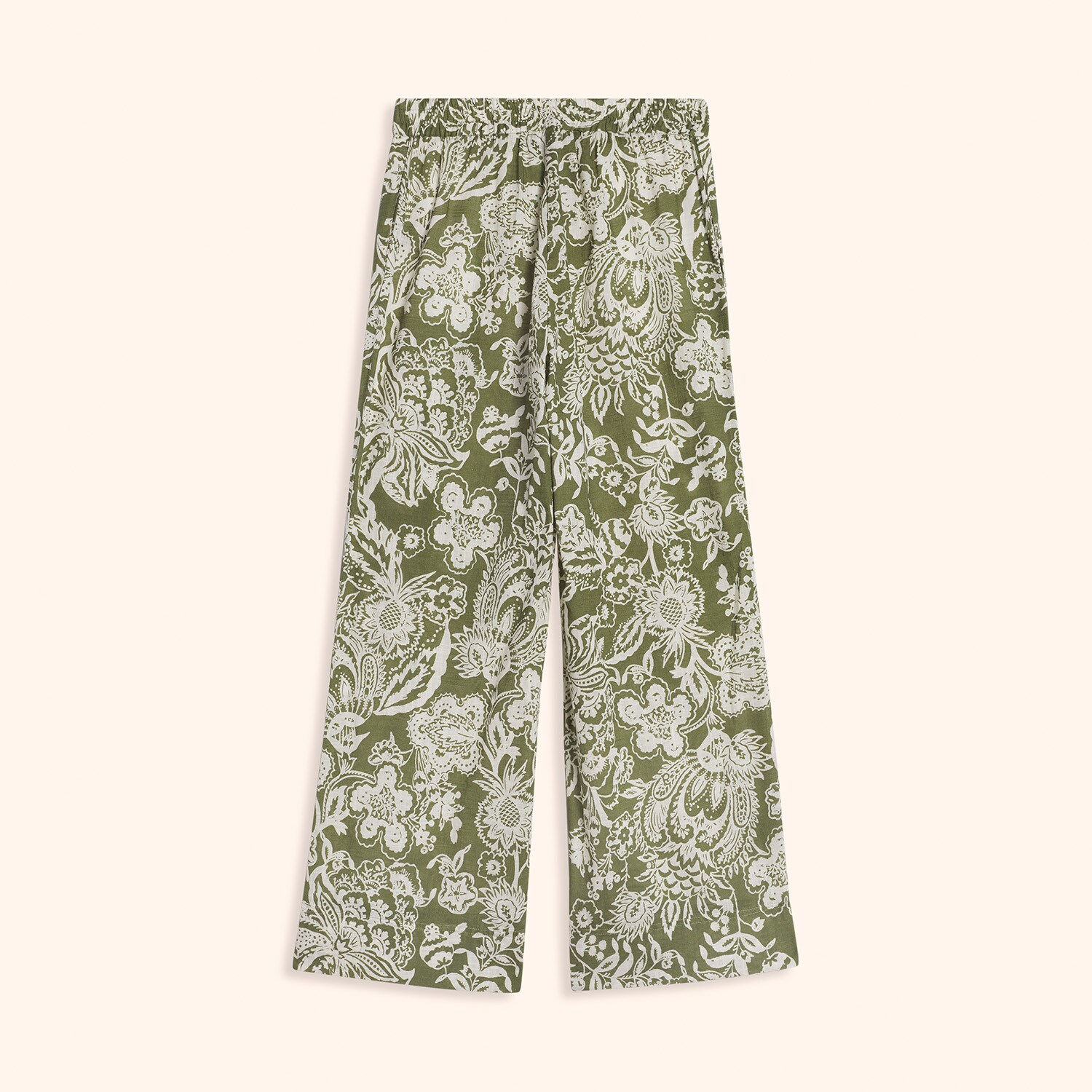 Pantalon imprimé floral 