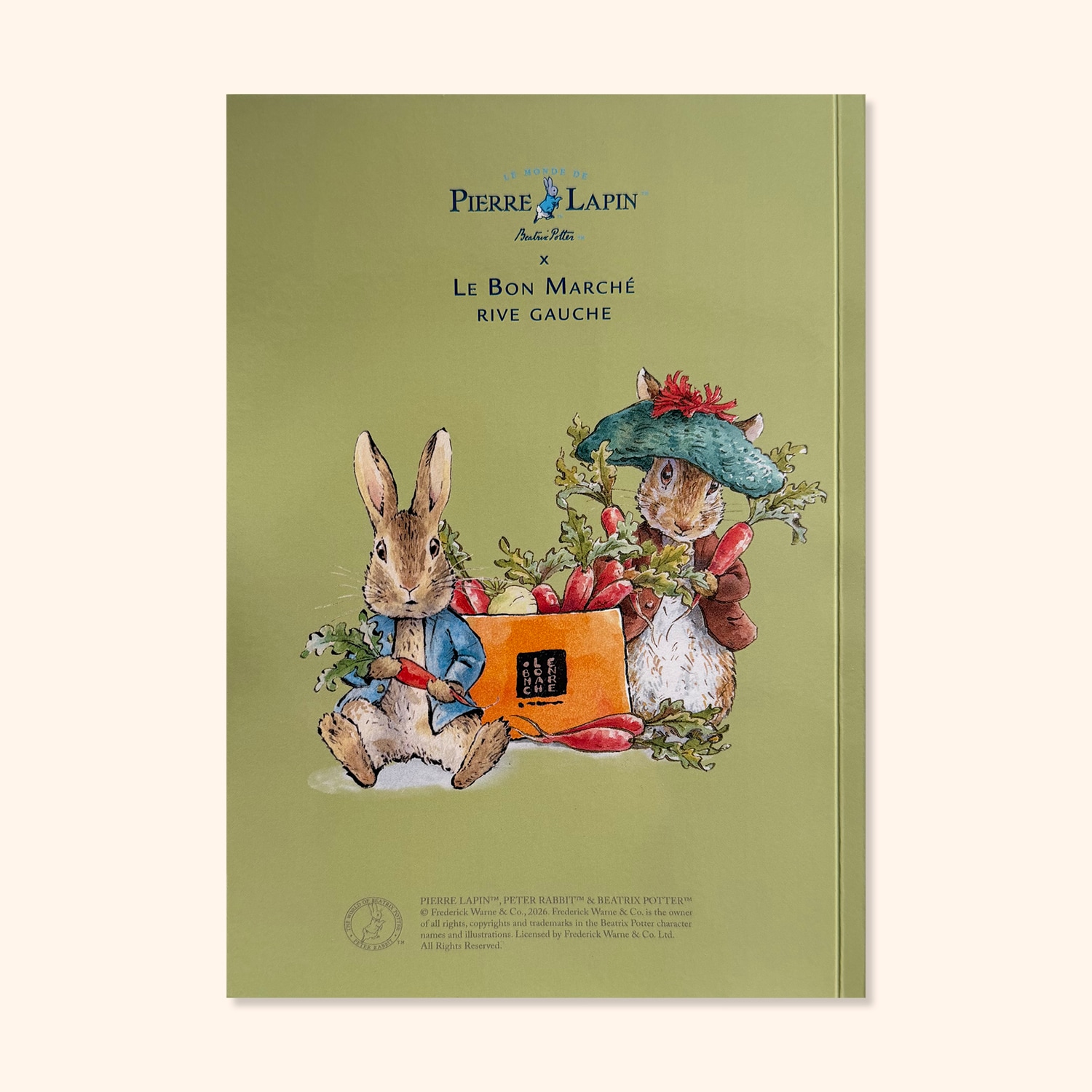 Carnet "Escalator Pierre Lapin"