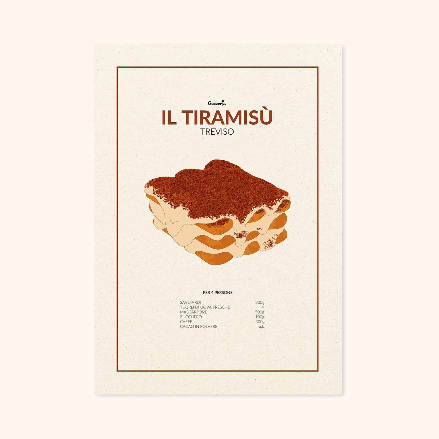 Affiche Il Tiramisù