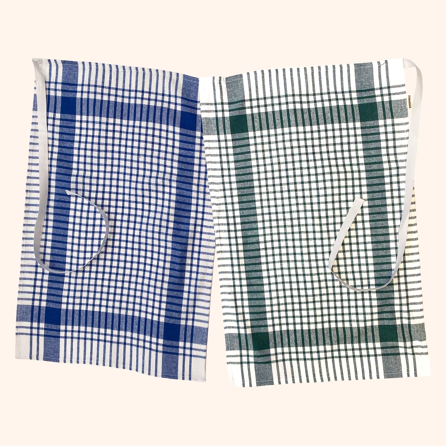 Tablier de cafetier tissu torchon